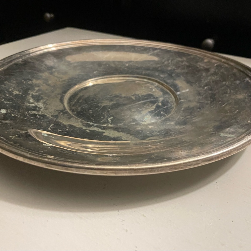 Vintage Elegant Silver Plated serving dish